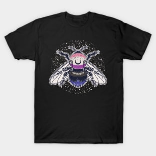 Genderfluid Bee Proud LGBT Pride Flag T-Shirt